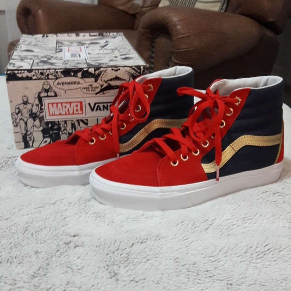 captain marvel vans